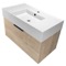 Wall Mounted Bathroom Vanity, Modern, 32